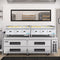 36 in. Natural Gas 3-Burner Griddle with 90,000 BTU in Stainless-Steel