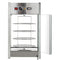 18 in. Commercial Pizza Display Warmer for 12 in. Pies with 4 Rotating Racks in Stainless-Steel