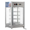 18 in. Commercial Pizza Display Warmer for 12 in. Pies with 4 Rotating Racks in Stainless-Steel
