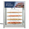 24 in. Commercial Pizza Display Warmer for 18 in. Pies with 4 Rotating Racks in Stainless-Steel