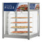24 in. Commercial Pizza Display Warmer for 18 in. Pies with 4 Rotating Racks in Stainless-Steel