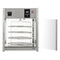 24 in. Commercial Pizza Display Warmer for 18 in. Pies with 4 Rotating Racks in Stainless-Steel