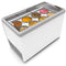 50 in. 8 Tub Ice Cream Dipping Cabinet Display Freezer with Sliding Glass Door, 13 cu. ft
