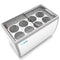 50 in. 8 Tub Ice Cream Dipping Cabinet Display Freezer with Sliding Glass Door, 13 cu. ft