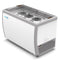 50 in. 8 Tub Ice Cream Dipping Cabinet Display Freezer with Sliding Glass Door, 13 cu. ft