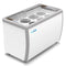 50 in. 8 Tub Ice Cream Dipping Cabinet Display Freezer with Sliding Glass Door, 13 cu. ft