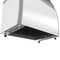 50 in. 8 Tub Ice Cream Dipping Cabinet Display Freezer with Sliding Glass Door and Sneeze Guard 13 cu. ft
