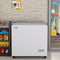 33 in. Flat Top Ice Cream Display Freezer, 7 cu. ft. Capacity in White