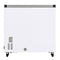 33 in. Flat Top Ice Cream Display Freezer, 7 cu. ft. Capacity in White