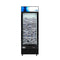 31 in. 25 cu. ft. Commercial Indoor Glass-Door Ice Merchandiser Freezer in Black