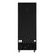 31 in. 25 cu. ft. Commercial Indoor Glass-Door Ice Merchandiser Freezer in Black