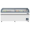 78 Inch Manual Defrost Island Chest Freezer in White, 19 cu. ft