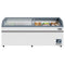 78 Inch Manual Defrost Island Chest Freezer in White, 19 cu. ft