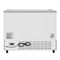 49 in. Commercial Milk Cooler for School and Cafeteria, 12 Crate Capacity with Heavy Duty Casters in Stainless Steel and White