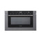 Reserve 24 in. Stainless Steel Microwave Drawer, 1.2 Cu. Ft Capacity in Black