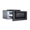 Reserve 24 in. Stainless Steel Microwave Drawer, 1.2 Cu. Ft Capacity in Black