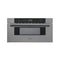 Reserve 30 in. Stainless-Steel Microwave Drawer, 1.2 cu. ft. Capacity in Black