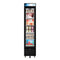 17 in. Slim Commercial Merchandiser Freezer with Manual Defrost, 6.5 Cu. Ft. Capacity, ETL Listed in Black