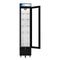 17 in. Slim Commercial Merchandiser Freezer with Manual Defrost, 6.5 Cu. Ft. Capacity, ETL Listed in Black