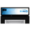 17 in. Slim Commercial Merchandiser Freezer with Manual Defrost, 6.5 Cu. Ft. Capacity, ETL Listed in Black