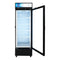 24 in. Commercial One Glass Door Merchandiser Freezer, 12 Cu. Ft. in Black