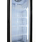 24 in. Commercial One Glass Door Merchandiser Freezer, 12 Cu. Ft. in Black