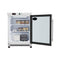 24 in. Commercial Countertop Display Freezer in White with Stainless Steel and Glass Door, 4.6 Cu. ft