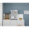 24 in. Commercial Countertop Display Freezer in White with Stainless Steel and Glass Door, 4.6 Cu. ft