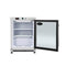 24 in. Commercial Countertop Display Freezer in White with Stainless Steel and Glass Door, 4.6 Cu. ft