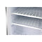 24 in. Commercial Countertop Display Freezer in White with Stainless Steel and Glass Door, 4.6 Cu. ft