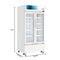 35 in. Commercial 2-Glass Door Merchandiser Refrigerator, 16.5 cu. ft. in White