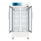 35 in. Commercial 2-Glass Door Merchandiser Refrigerator, 16.5 cu. ft. in White