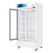 39 in. Commercial 2-Glass Door Merchandiser Refrigerator, 21.9 cu. ft. in White