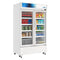 47 in. Commercial 2-Glass Door Merchandiser Refrigerator, 29 cu. ft. in White