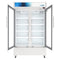 47 in. Commercial 2-Glass Door Merchandiser Refrigerator, 29 cu. ft. in White