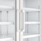 47 in. Commercial 2-Glass Door Merchandiser Refrigerator, 29 cu. ft. in White