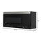 30 in. 1.6 cu.ft Over-the-Range Microwave Oven in Black