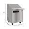 27 in. Commercial 1-Door Refrigerated Mega Salad and Sandwich Prep Table, 12 Pan Capacity and 8 Cu. Ft. of Storage in Stainless-Steel