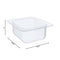 46 in. Commercial 2-Door Refrigerated Mega Salad and Sandwich Prep Table, 18 Pan Capacity and 14 Cu. Ft. of Storage in Stainless-Steel