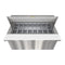 60 in. Commercial 2-Door Refrigerated Mega Salad and Sandwich Prep Table, 24 Pan Capacity and 18.4 Cu. Ft. of Storage in Stainless-Steel
