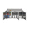 70 in. Commercial 3-Door Refrigerated Mega Salad and Sandwich Prep Table, 30 Pan Capacity and 22 Cu. Ft. of Storage in Stainless-Steel