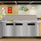 70 in. Commercial 3-Door Refrigerated Mega Salad and Sandwich Prep Table, 30 Pan Capacity and 22 Cu. Ft. of Storage in Stainless-Steel