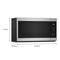 1.9 Cu. Ft. Microwave Hood Combination With Auto Functions