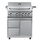 32 in. Outdoor Stainless-Steel Cabinet for Built-in BBQ Grill with 2 Drawers