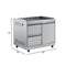 32 in. Outdoor Stainless-Steel Cabinet for Built-in BBQ Grill with 2 Drawers