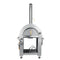 32 in. Outdoor Propane and Wood Fired Pizza Oven in Stainless-Steel