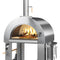 32 in. Outdoor Propane and Wood Fired Pizza Oven in Stainless-Steel
