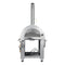 32 in. Outdoor Propane and Wood Fired Pizza Oven in Stainless-Steel