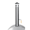32 in. Outdoor Propane and Wood Fired Pizza Oven in Stainless-Steel