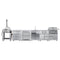 Outdoor Kitchen Series Modular Kitchen with a Wood fire Pizza Oven, 3 Drawer Cabinet, Refrigerator Cabinet, Double Refrigerator Drawers, Sink, Side Burner and a 30 in. BBQ Grill with Cabinet in Stainless-Steel